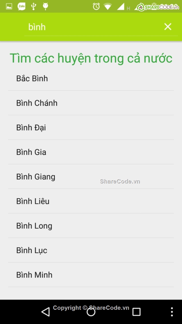 Search,App Android,SearchView,Menu Search View,Tìm kiếm android,Thanh tìm kiếm Android